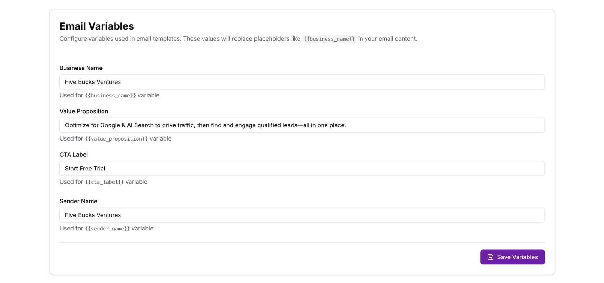Documentation screenshot