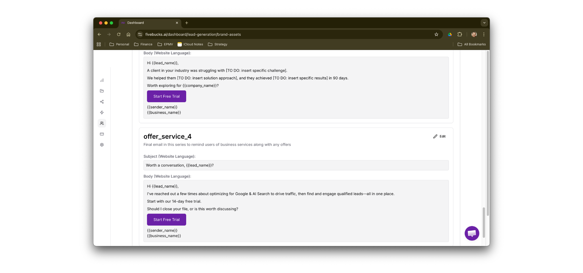 Documentation screenshot