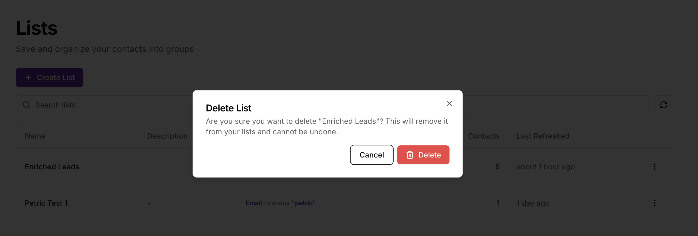 Documentation screenshot