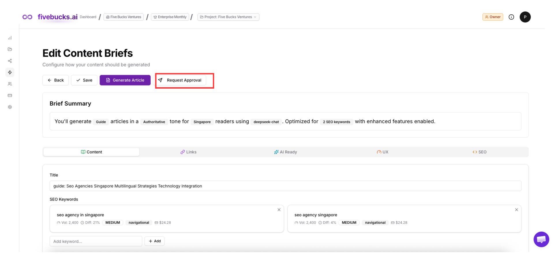Documentation screenshot